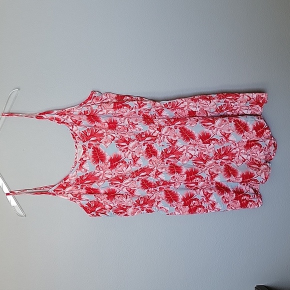 Forever 21 Girly NWT tropical floral romper 2X - Picture 1 of 6